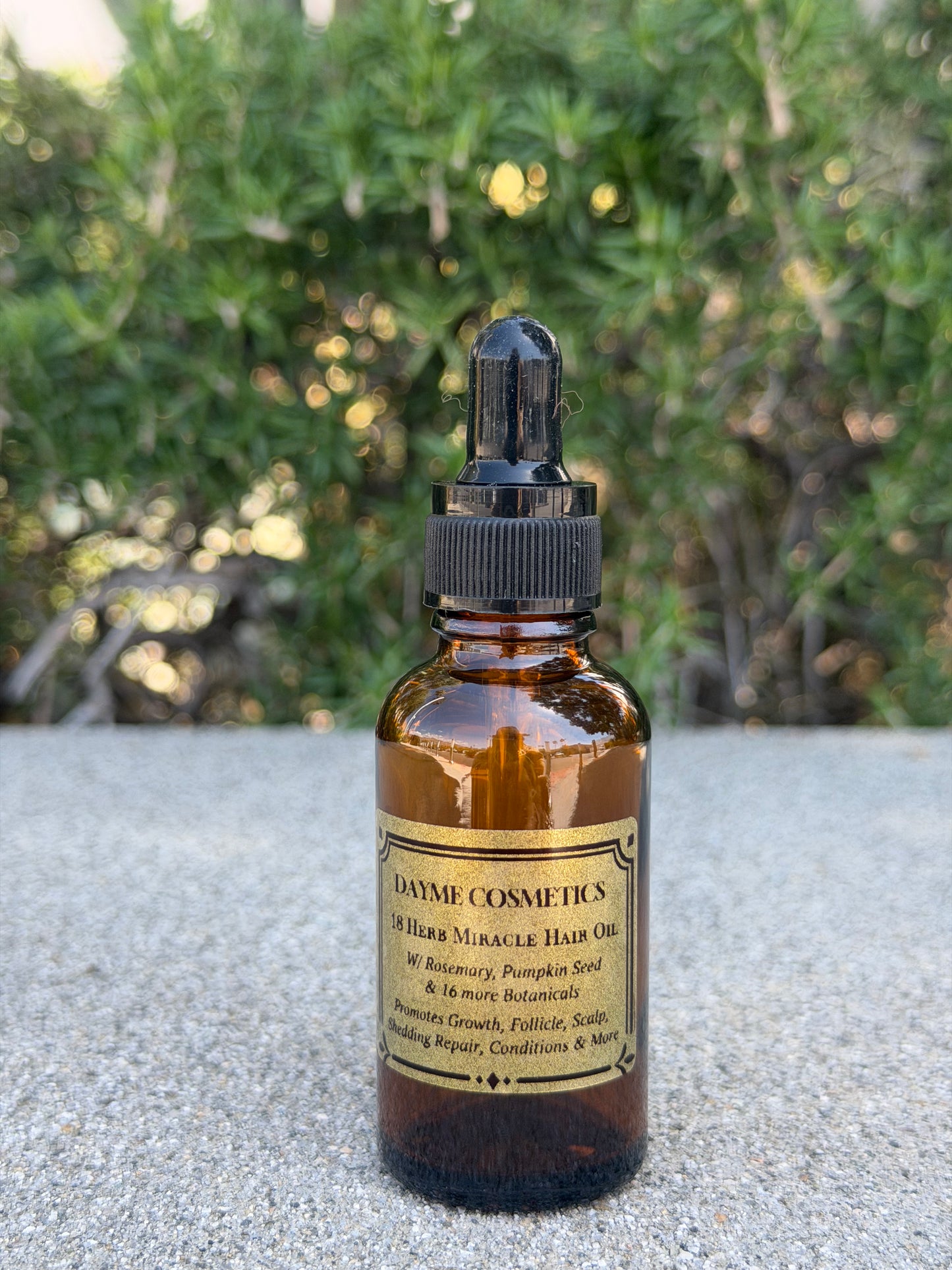 18 Herb Hair Oil 1oz. infused with Rosemary