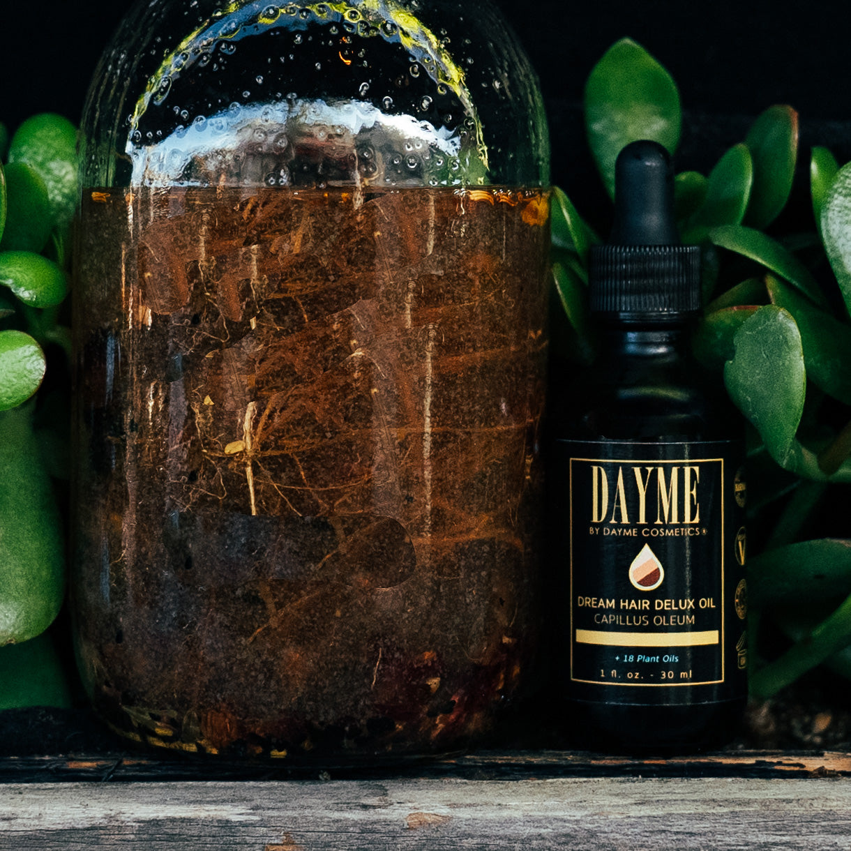 18 Herb Hair Oil 1oz. infused with Rosemary